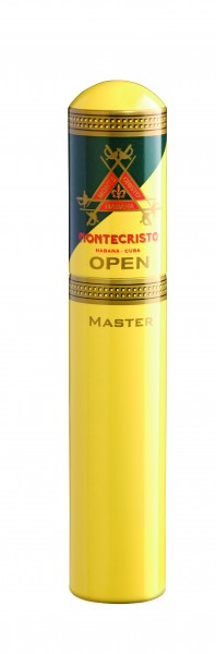 The Montecristo Open Master A/T offers perfect protection in an aluminium tubo. 