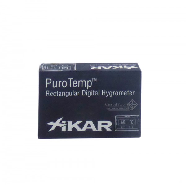 Xikar PuroTemp Digital Hygrometer Eckig
