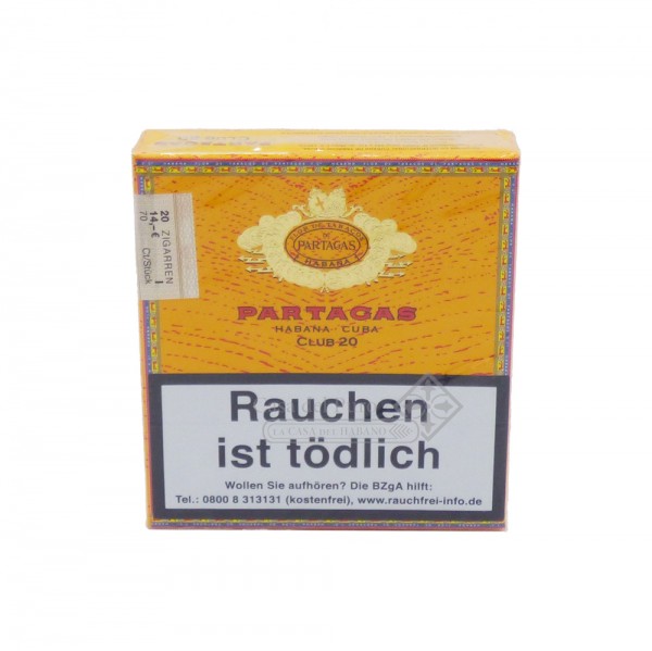 Buy Partagas Club cigarillos online here 
