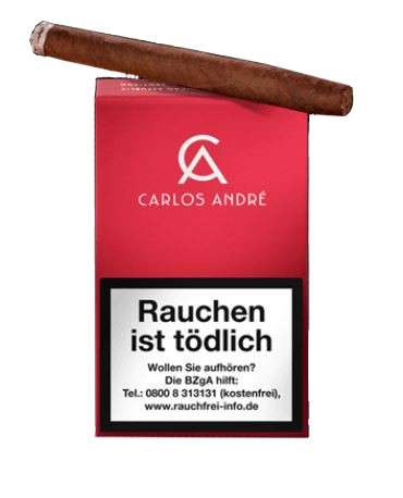 Carlos Andre Club Cigarillos Red in a practical 5-pack 