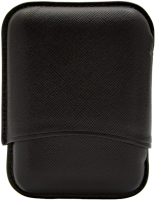Martin Wess Short Robusto 3 Case Black with sliding lid 