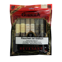 Gurkha Revenant Sampler, the 6 hip flasks from the bag