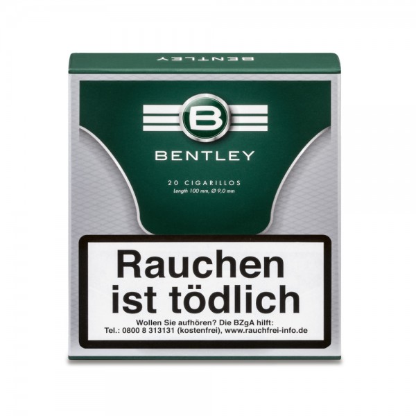 Bentley Cigarillos in stylisher 20er Verpackung 