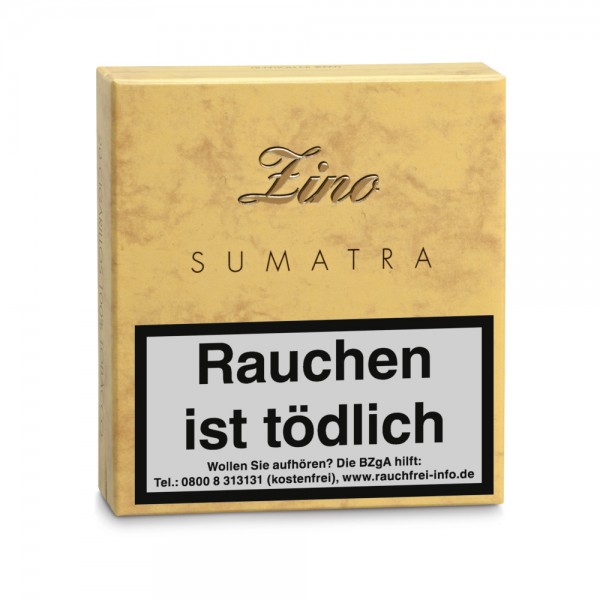 Zino Cigarillos Sumatra balanced smoking pleasure from the house of Zino