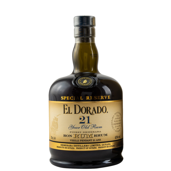 El Dorado 21 years a rum with a unique taste