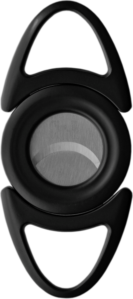 Cig-R Cutter Bull's Eye schwarz aus hochwertigem Metall hergestellt 