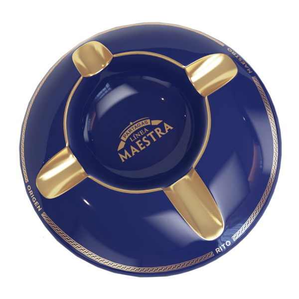 Partagas Linea Maestra ashtray in elegant Royal blue 