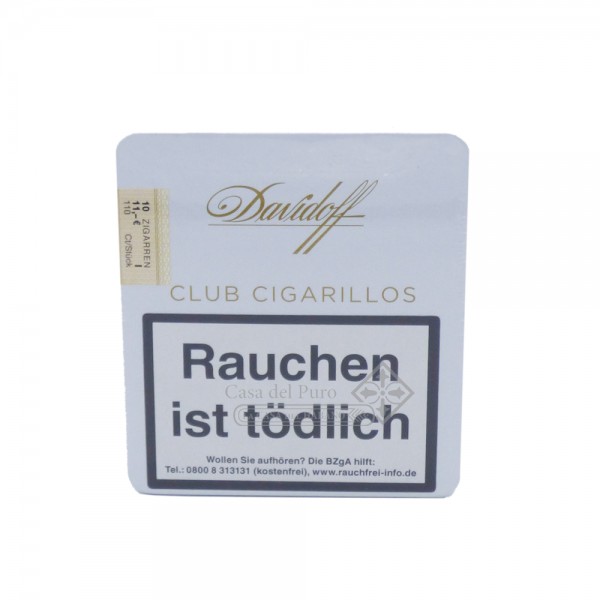 Davidoff Club Cigarillos in 10er Blechschachtel 