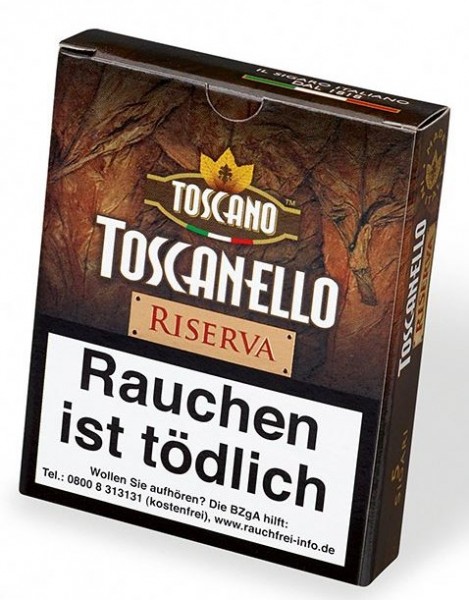 Toscano Toscanello Riserva with Cognac flavour for a somewhat different pleasure 