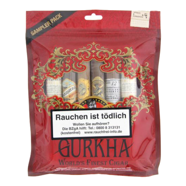 Gurkha World´s Finest Cigar Nicaragua Sampler, Gurkhas feine Gewürzmischung