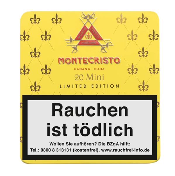 Montecristo Mini Edicion Limitada 2023 in a metal case