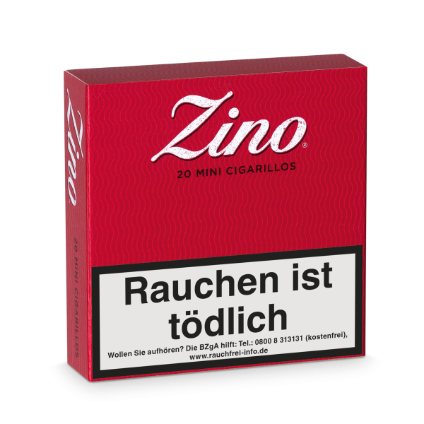 Zino Mini Cigarillos Rot mit aufgefrischter Tabakmischung