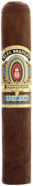 Alec Bradley Prensado Lost Art Robusto with nutty and toasty flavours 