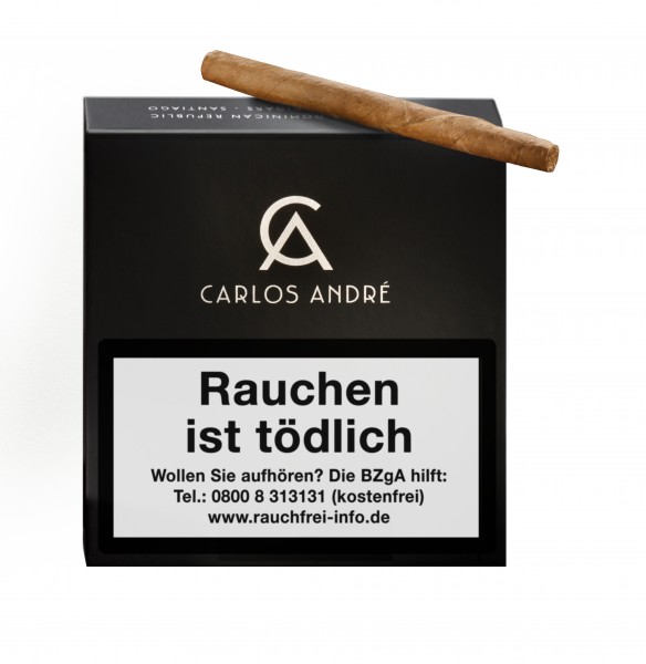 Carlos Andre Black Cigarillos in a noble pack of 20 