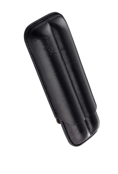 Angelo cigar case 2er in plain black buy online here 