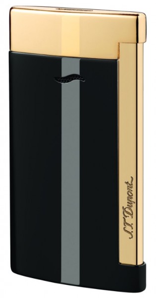S.T. Dupont Slim 7 Golden Black ultradünnes Luxusfeuerzeug